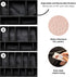 Makeup Bag Travel Organizer, Small Traincase with Adjustable Dividers for Beauty Artists, Not Made in China (Pink)