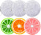 INVODA 6PCS Large Daily Pill Organizer for Pills, Vitamins, Fish Oil Supplements, Light Grey Bag (3PCS)