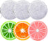INVODA 6PCS Large Daily Pill Organizer for Pills, Vitamins, Fish Oil Supplements, Light Grey Bag (3PCS)