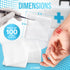 JJ CARE Sterile Gauze Pads 2" x 2" (Pack of 100), 12-Ply Cotton, Individually-Wrapped for First Aid Kit & Wound Care