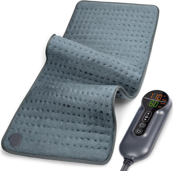 Jubeoyey Heating Pad - Electric Heating Pad for Back Pain and Cramps Relief,
