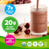 Orgain Organic Meal Replacement Protein Powder, Creamy Chocolate Fudge, 20g Plant-Based Protein, 2.01lb