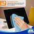 MR.SIGA Microfiber Cleaning Cloths, All-Purpose Surface Towels, Pack of 12, Sky Blue, Size 32 x 32 cm