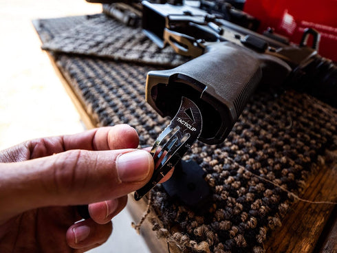Tactical Hair Clips 4 Pack - Black Multitool Snap Barrettes with Laser Engraved Design