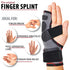 ORTONYX Wrist Immobilizer Brace - Pinky Finger Splint for 4th & 5th Finger, Ulnar Gutter Support, Adjustable, KB434 Gray