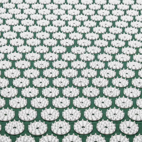 Sivan Acupressure Mat and Pillow Set for Back and Neck Pain Relief - Green, Chronic Pain Treatment
