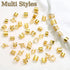 NAISKA 50Pcs Gold Hair Jewelry - Adjustable Hair Rings and Non-Piercing Ear Cuffs for Women and Men
