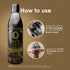 OURO Color-Enhancing Shampoo for Dark Brown & Black Hair, Neutralizes Yellow Tones, 8.45OZ
