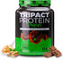 TRIPACT Vegan Protein Powder - 20 Servings - Chocolate Peanut Butter with Organic Pea Protein, BCAAs & Glutamine