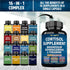 StrongVit Cortisol Supplements for Women and Men with Magnesium, Ashwagandha & L-Theanine. High Cortisol Reducer