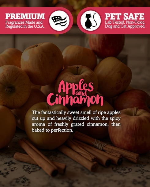 Shortie's Candle Company Apples & Cinnamon Natural Soy Wax Melts 3 Pack - 3 Highly Scented Bars