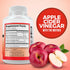 Apple Cider Vinegar Capsules - 120 Veggie Capsules, Organic ACV Supplement with Probiotics