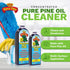 King Pine (8 Oz) Concentrated Pine Oil, Multi-Surface Cleaner, Industrial Strength, Original Black Fl