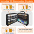 Large Padded Modular Pill Bottle Organizer, Medicine Bag, Case, Carrier for Medications, Vitamins, and Medical Supplies