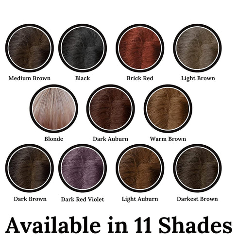 Root Touch Up Powder, True-to-Nature Hairline Concealer with 11 Shades, Fragrance-Free, Dark Brown