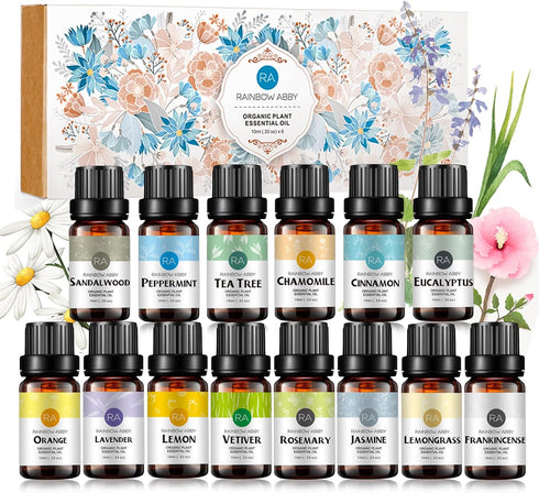 Essential Oils Set - Top 14 Aromatherapy Oils Gift Set-14 Pack, 10ml