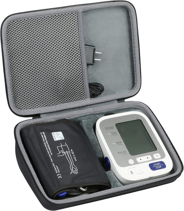 co2CREA Hard Case Replacement for OMRON Bronze Omron 5 Series Blood Pressure Monitor BP5100, BP742N, HEM-7131E