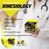Physix Gear Cotton Kinesiology Tape Roll 16ft, Latex-Free Athletic Tape for Muscles/Joints, Waterproof