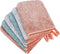 PHOGARY 6 Pack Microfiber Body Wash Mitts, 6×8 Inch, Super Absorbent & Soft Face Mitten, Reusable Makeup Remover Mitt