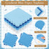 Zhehao 175 Set Pcs Blue Party Supplies Blue Disposable Tableware Kit with Plates, Cups, Napkins, Cutlery Ocean Sea
