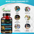 Humming 1300 8in1 180 Herbs Berberine Supplement Mg Formula with Ceylon Cinnamon, Milk Thistle, Curcumin, Bitter Melon