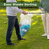 Jaoul Garbage Bags, 13 Gallon Tall Kitchen, Extra Strong, 0.97 Mil Thicken, Unscented (White, 100 Counts)