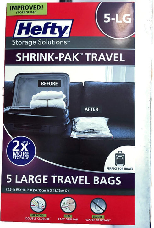 Hefty Large Travel Bags, 5