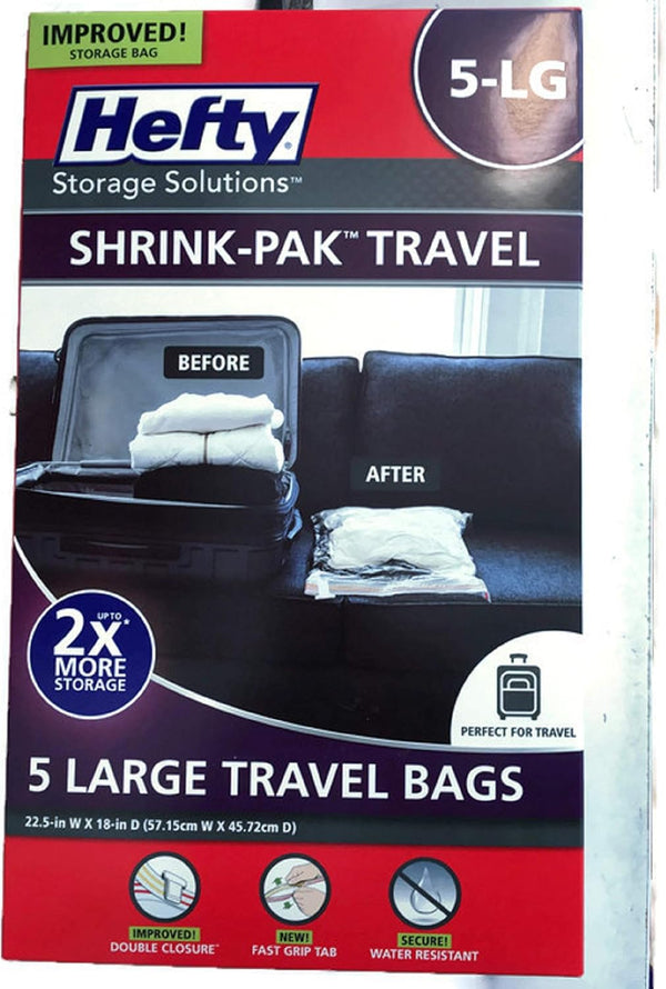 Hefty Large Travel Bags, 5