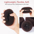YaFex Hair Bun Maker Kit, 4 Pieces (Large, Medium, Small) with 6 Elastic Hair Ties & 20 Bobby Pins