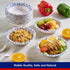 JOLLY CHEF 156 Count Heavy Duty 12 oz Soak Proof Paper Bowls, Disposable Small Bowls for Dinner or Lunch Bulk