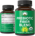 USDA Organic 3-in-1 Prebiotic Fiber - Vegan Capsules for Gut and Digestive Health with Inulin and Acacia Fibers