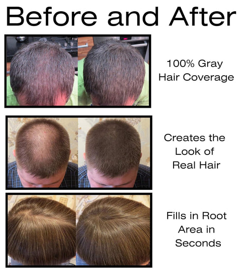 Thicken It Hair Powder - LIGHT BROWN - 100% Scalp Coverage, Talc-Free, Water Resistant Hair Loss Concealer