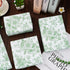 JarThenaAMCS Floral Wrapping Paper Mini Roll, 17 x 32.8 Ft Green White Flowers Gift Wrap Paper for Birthday Wedding