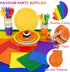 169 Pieces Rainbow Party Supplies Disposable Dinnerware Set for 24 Guests, Plates, Cups, Napkins, Cutlery