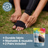 ZenToes Metatarsal Pads for Men and Women, Ball of Foot Pain Relief Cushions with Gel Inserts - Small, Black