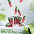 Pack 0.2 Oz ECO amenities Travel Toothpaste Tubes - TSA-Approved Bulk Toothpaste - Peppermint Flavor Mini - Travel