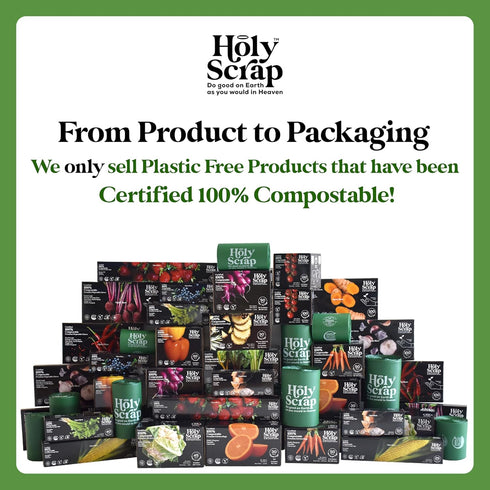 100% Certified Compostable Disposable Gloves S/M/L/XL, Powder & Latex Free, Food Grade Cleaning Germ Protection