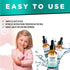 Natural Mullein Ear Wax Removal Oil & Cleaner Drops with Strawberry for Kids, Moisturizer & Allergy Soothing