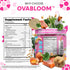 Gummies D3 B12 60 Count OVA Bloom Ovarian Support Myo Inositol D-Chiro Inositol Choline Flax Biotin Riboflavin Thiamin