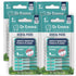 Soft Rubberized Dental Picks, Mint Brush Picks, 100 Count (4 Packs, Mint)