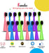16 Pack Electric Toothbrush Heads for Burst Kids, Ultra Soft Bristles, Perfect Fit, Mix Color Pink/Green/Blue/Purple