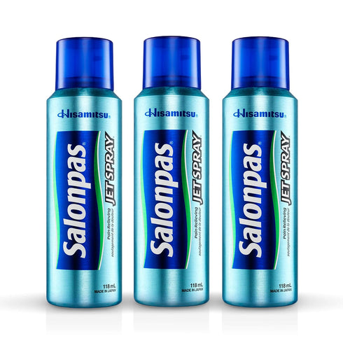 Salonpas Pain Relieving Jet Spray - 4 Oz (Pack of 3)