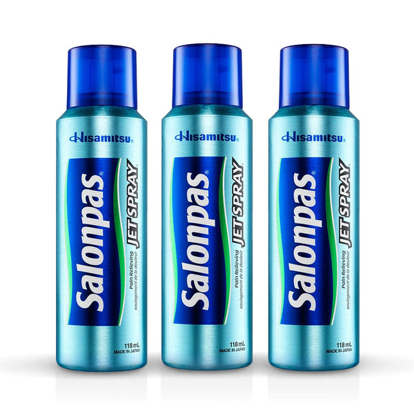 Salonpas Pain Relieving Jet Spray - 4 Oz (Pack of 3)