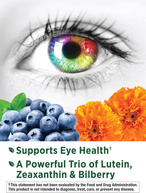 Lutein and Zeaxanthin Supplement 20mg | 39 Softgels | with Bilberry | Non-GMO & Gluten Free by Nature's Truth