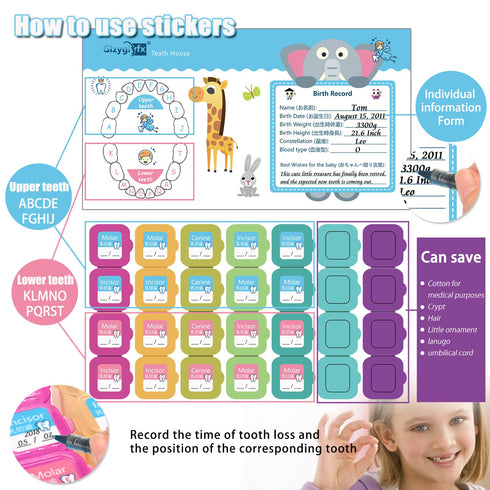 Tooth Fairy Box, Tooth Holders for Kids Keepsake, Tooth Container Box Gift, Tooth Saver PP material for Boy or Girl, Allows you to easily store your baby's lost teeth(2 PCS) by Glzyglyfx