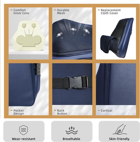 Joyset 3D Back Massager for Back Pain Deep Tissue, Shiatsu Lower Back Neck Massager with Heat, Kneading Massage Pillow