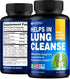 Quit Smoking Aid for Lung Cleanse & Health, Made in USA, 60 Capsules with Licorice Root, Ginger & Green Tea
