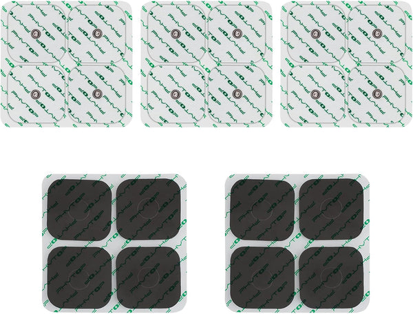 PHYTOP TENS Replacement Pads - 20pcs Universal 3.5mm Snap Electrodes Size 2x2