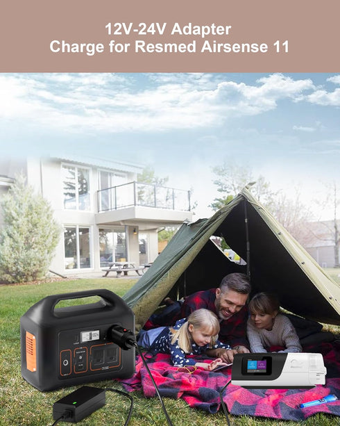 24V 2.71A DC Adapter for Resmed Airsense 11, Compatible with ResMed AirMini Air11 CPAP Machines Power Supply Charger