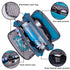 Toiletry Bag for Men - Hanging Dopp Kit, Water Resistant Shaving Bag, Small for Traveling (Blue)